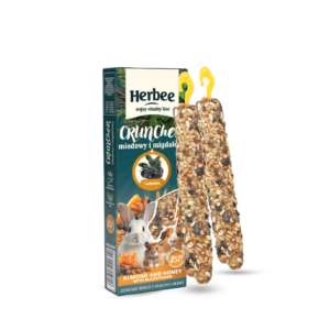 HERBEE HEC0006 Snack per Roditori Mandorle, Mirtilli e Miele 115gr