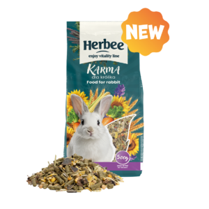 HERBEE HE0001 Mangime per Conigli 500gr