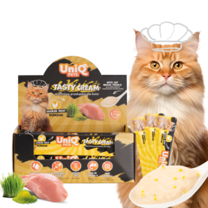 UNIQ PETS UCS2001 Tasty Cream Snack Cremoso Pollo e Erba Gatta 50x15gr