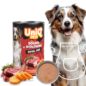 UNIQ PETS ROYAL BEEF UDW0003 Cibo Umido al Manzo 375gr