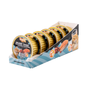 UNIQ PETS UCW0011 Delight Shake Salmone e Cranberries 6x60gr