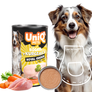 UNIQ PETS ROYAL CHICKEN UDW0001 Cibo Umido al Pollo 375gr